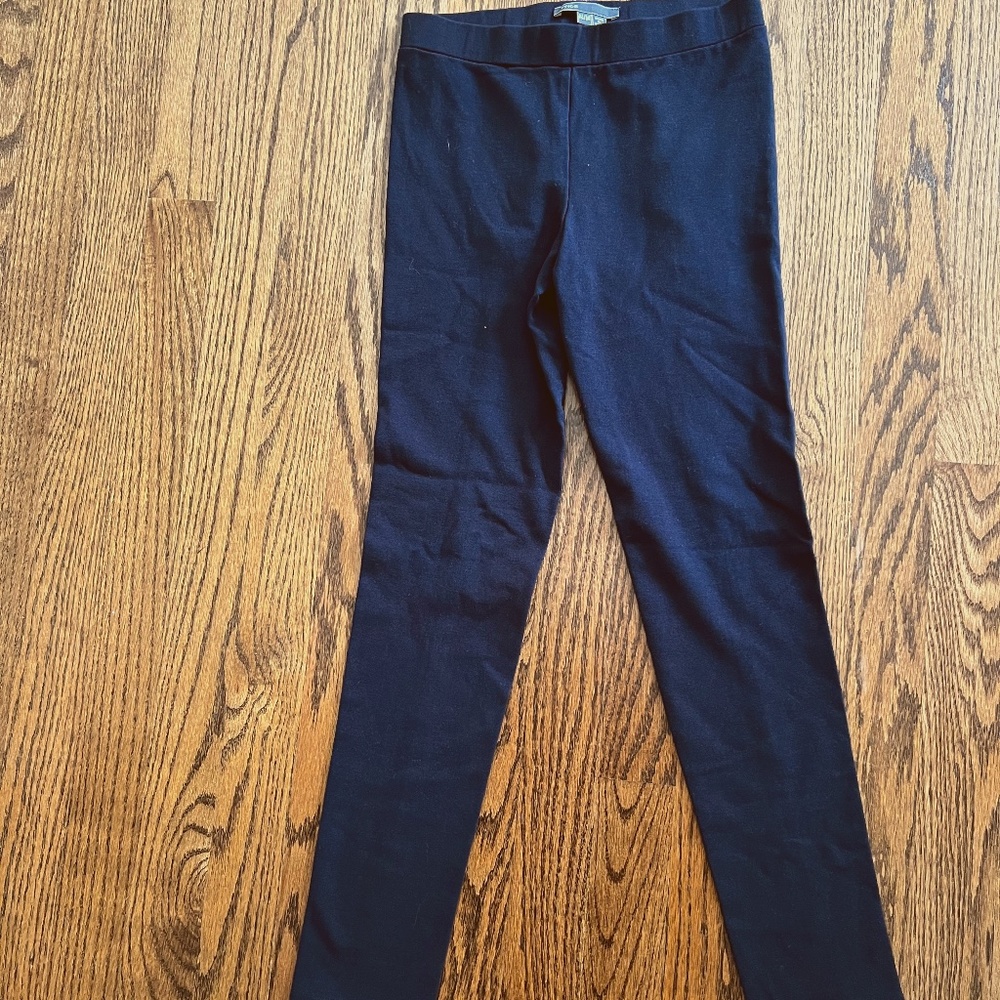 Girls navy leggings size Medium